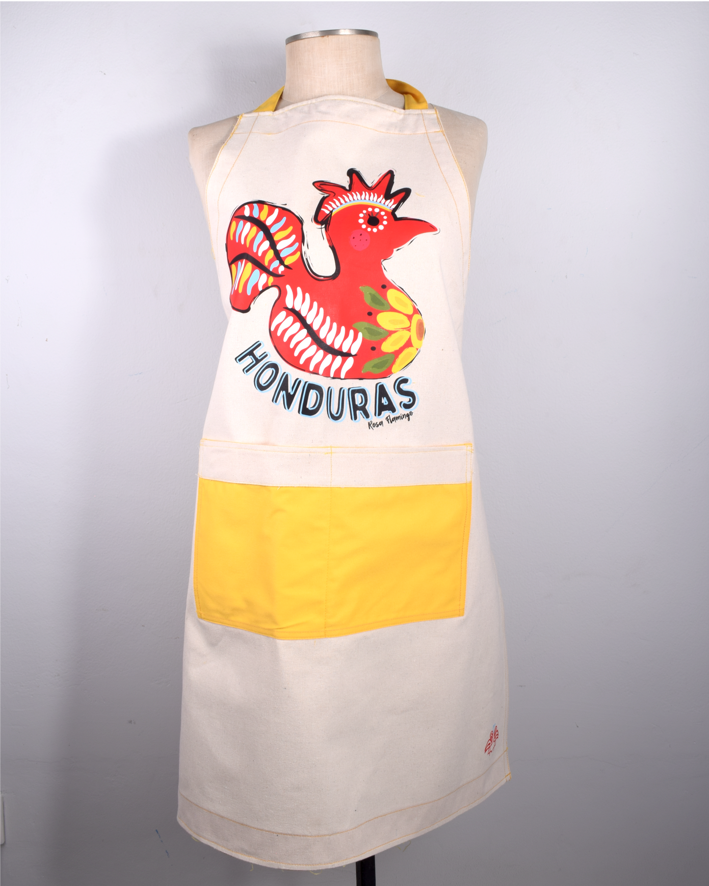 Delantal Gallito Amarillo Manta