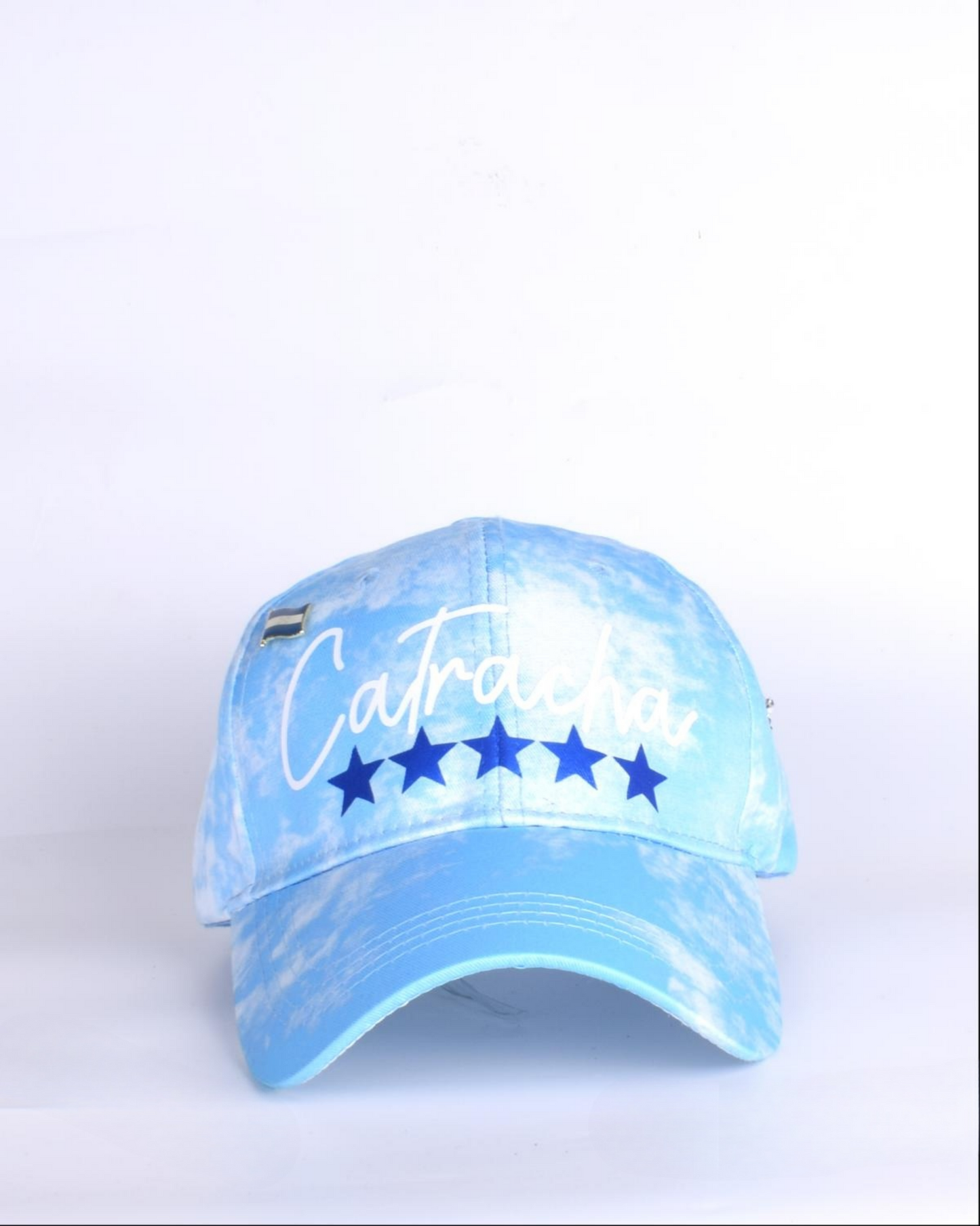 Gorra Catracha Estrella Piedras Mujer Azul