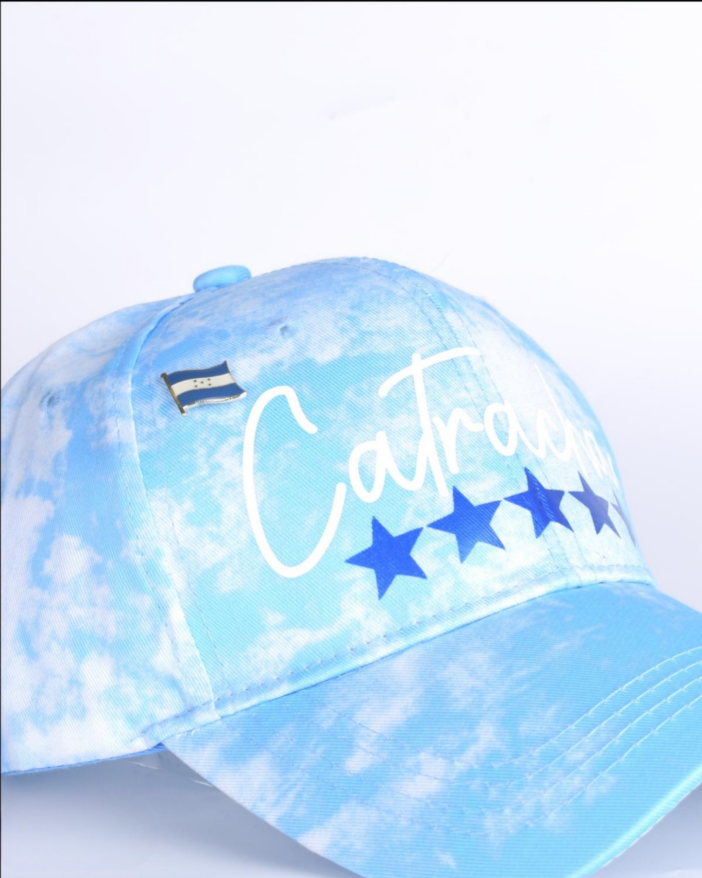 Gorra Catracha Estrella Piedras Mujer Azul