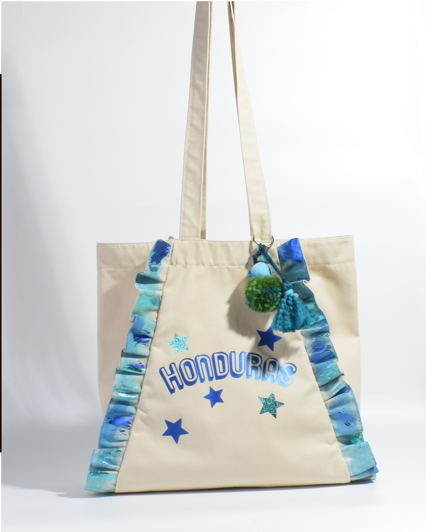 Bolso Honduras Revuelos Metalizados