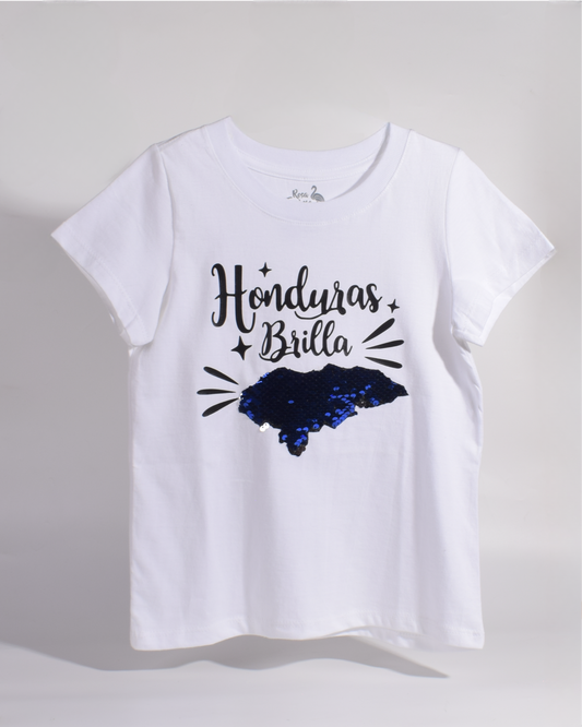 Camiseta Honduras Brilla Niña Nueva