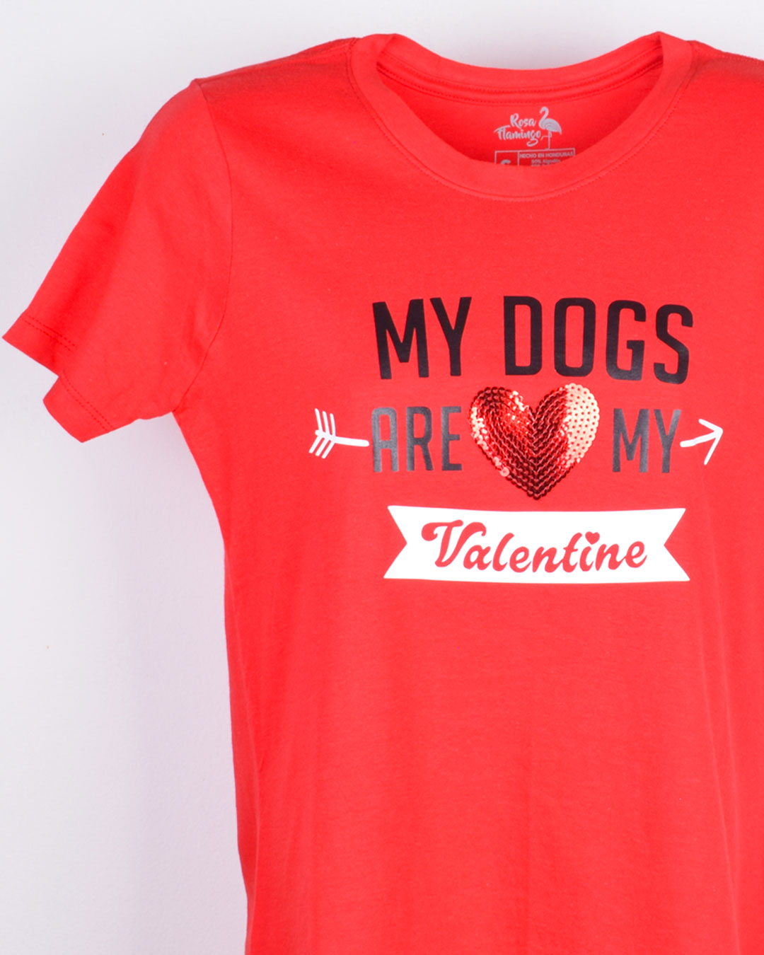 My Dogs Are My Valentines Camiseta Mujer