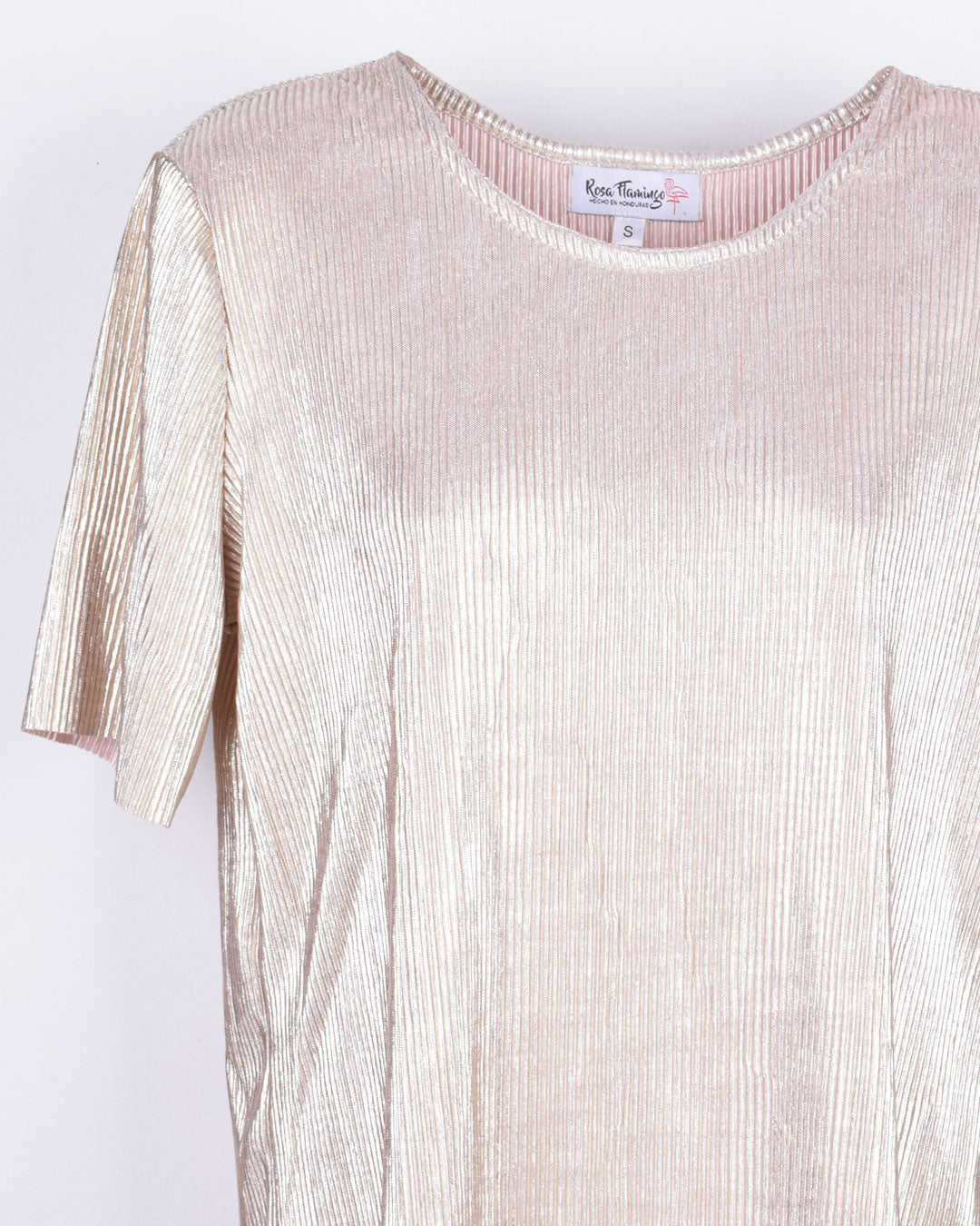Top Dorado Camisa Mujer