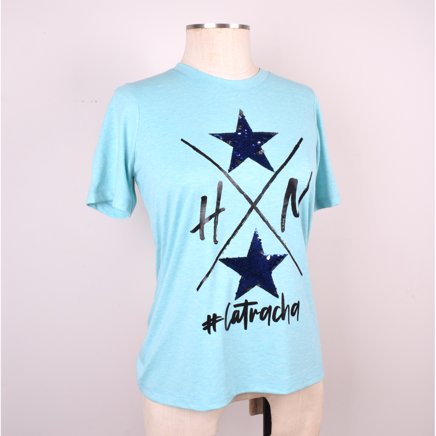 Catracha Estrellas Lentejuelas Camiseta Mujer