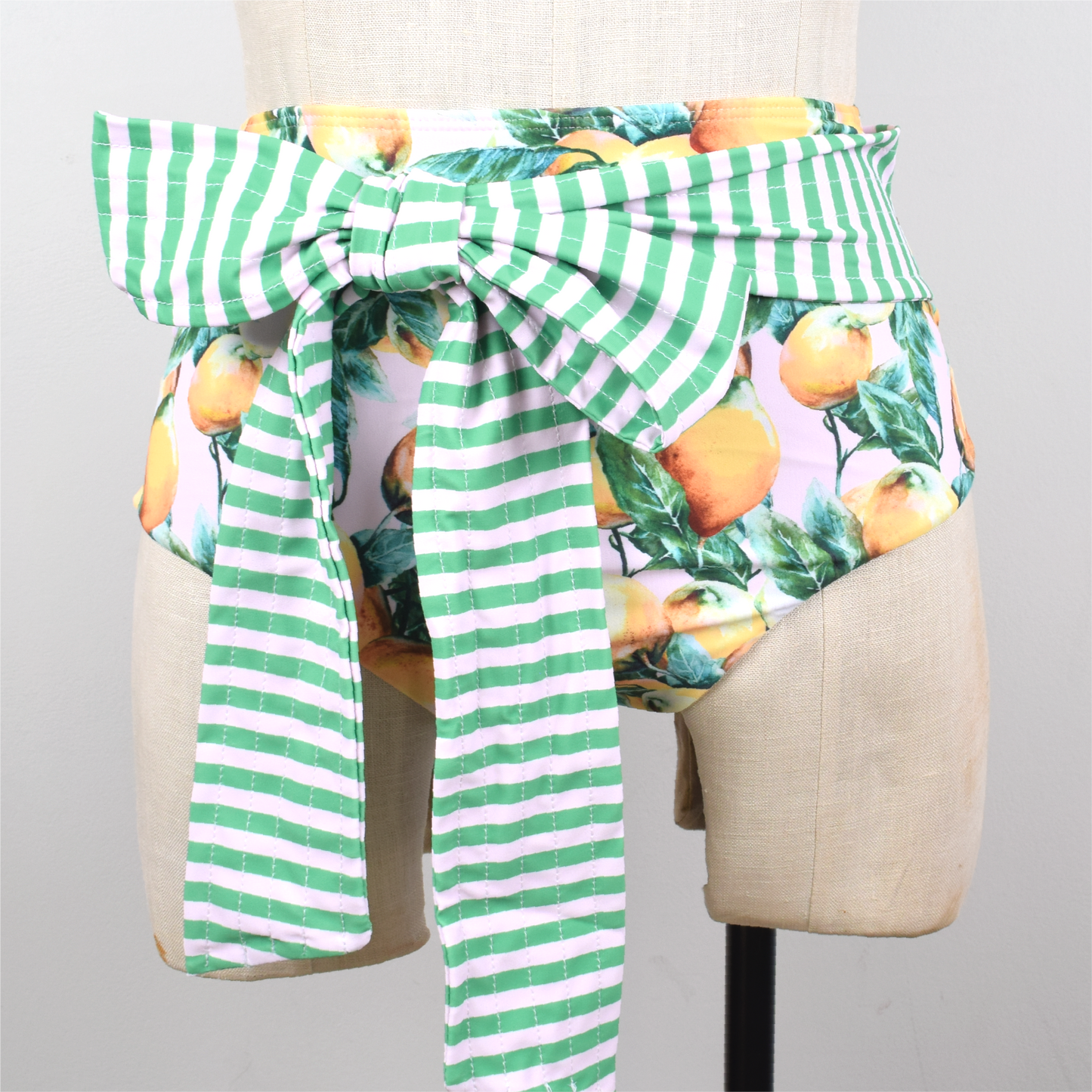 Estampado Limones Traje de baño dos piezas