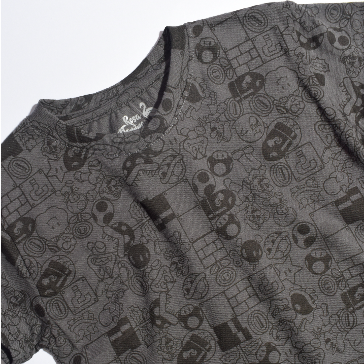 Mario Bros Patrones Camiseta Niño