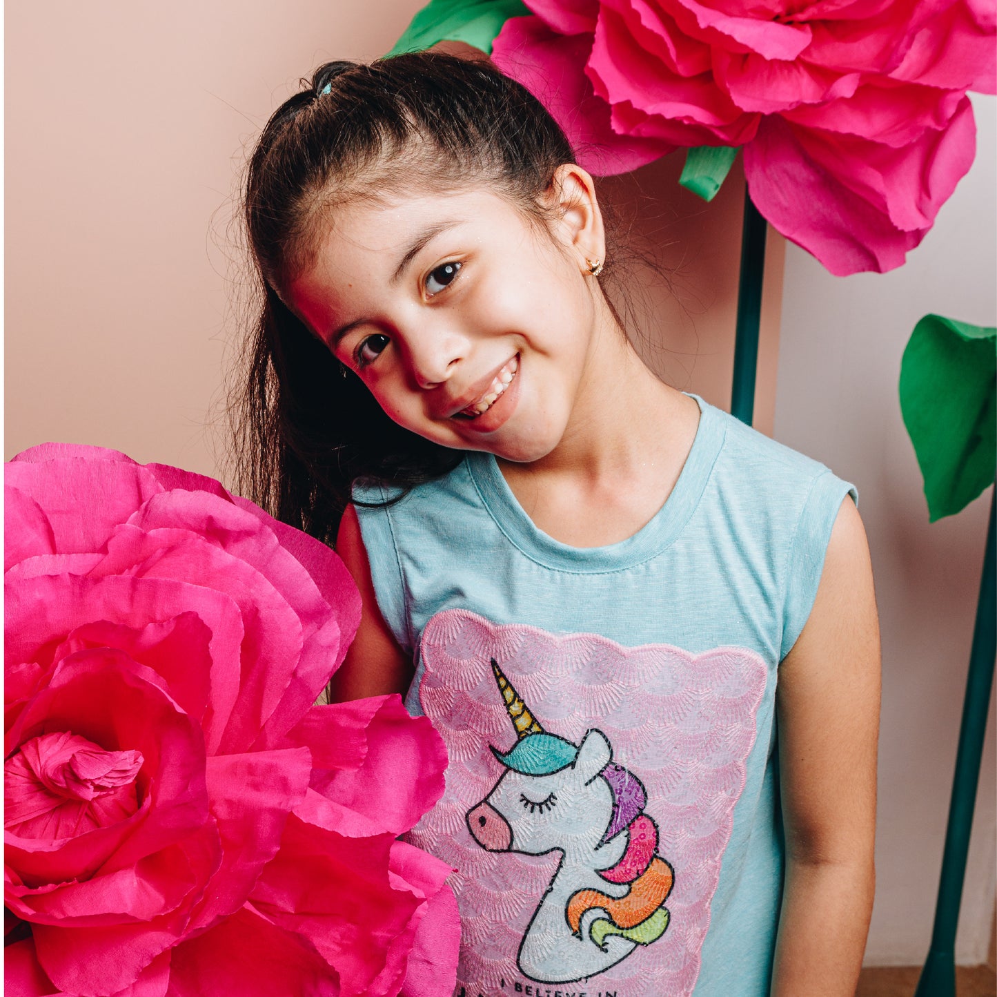 Vestido Unicornio Lentejuela Niñas