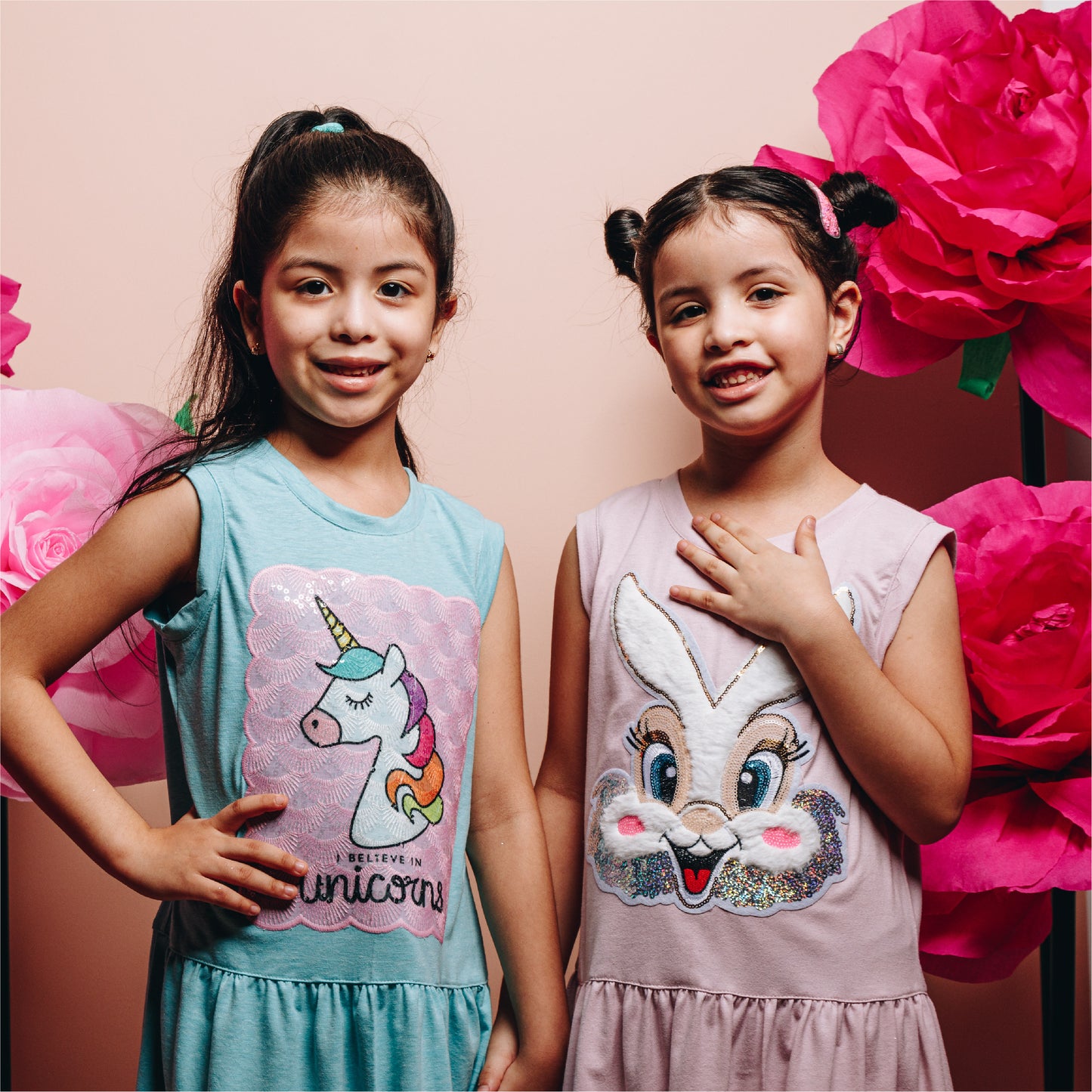 Vestido Unicornio Lentejuela Niñas