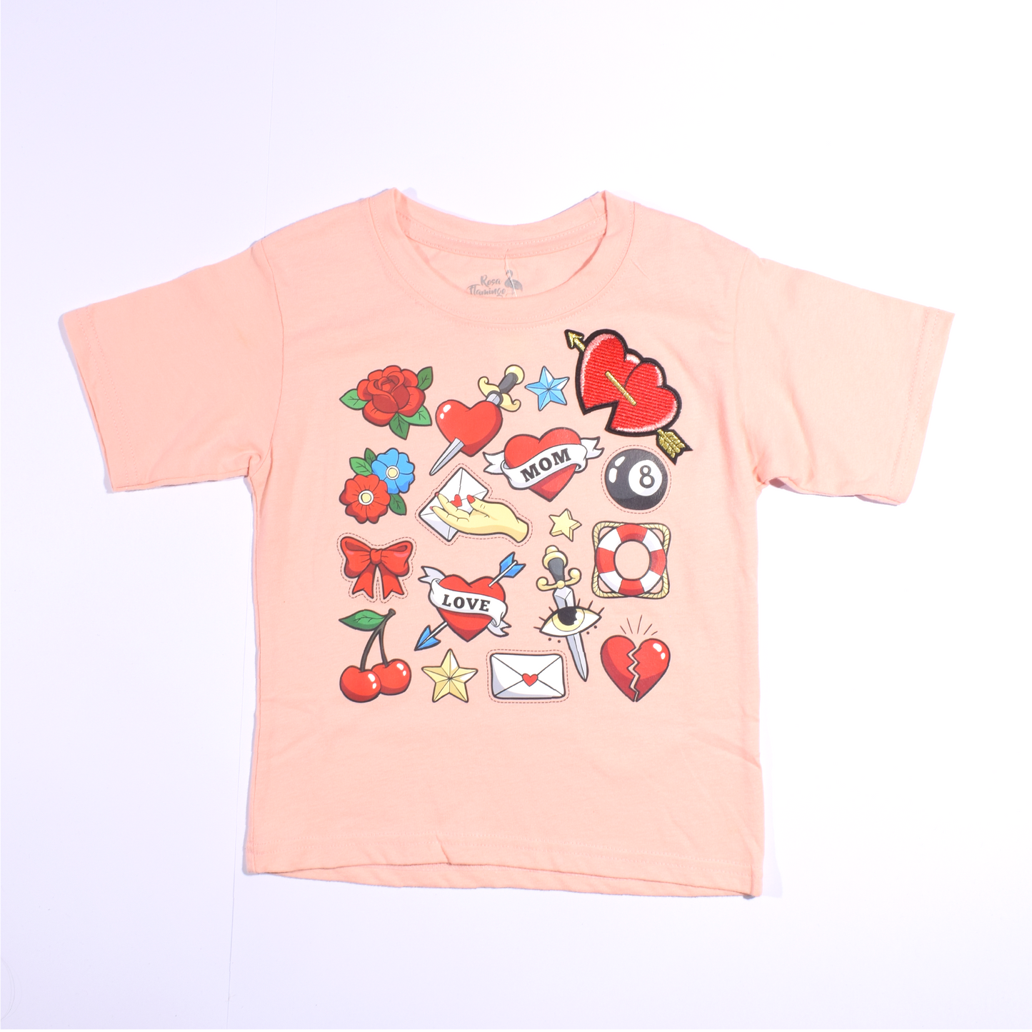 Heart and Roses T-Shirt Girl