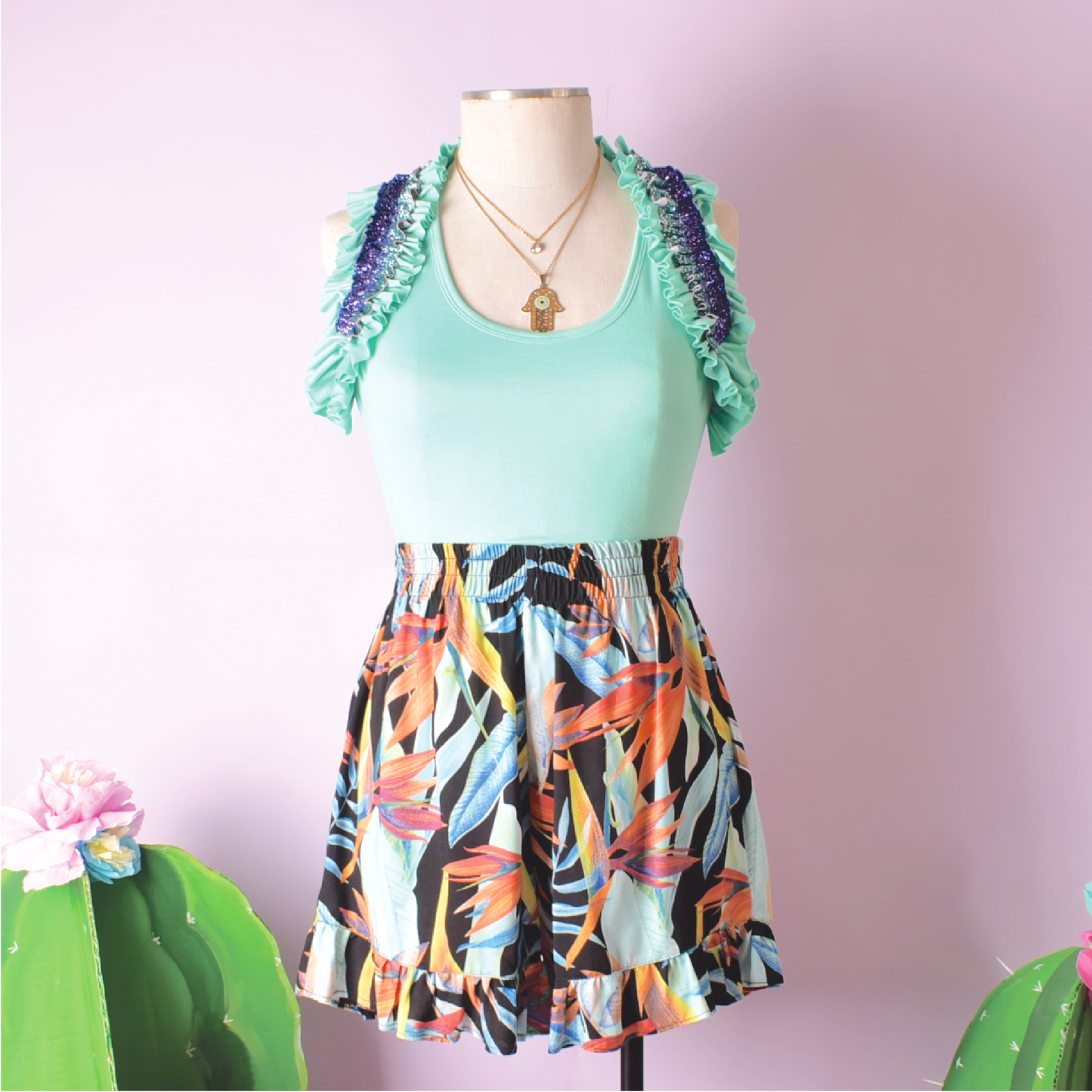 Sparks Ruffles Top