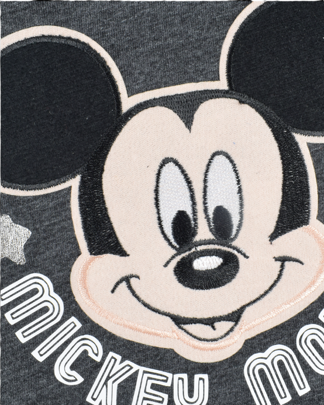 Mickey Bordada Unisex Niños