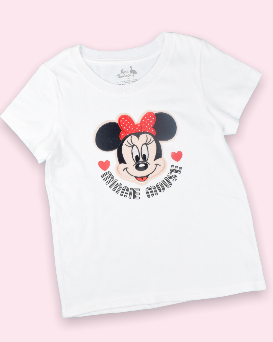 Minnie Bordada Camiseta Niña
