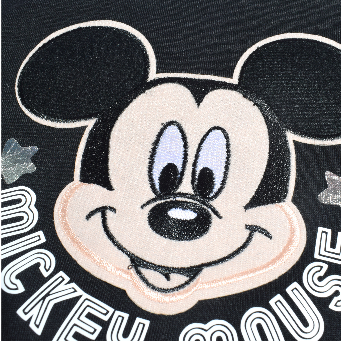 Mickey Bordada Unisex Niños