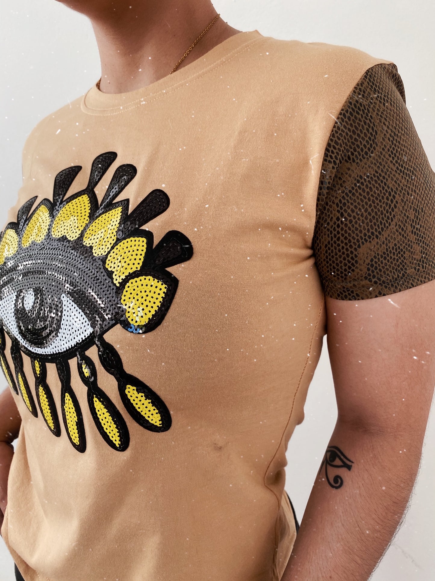 Ojo Turco Snake Print Sleeves