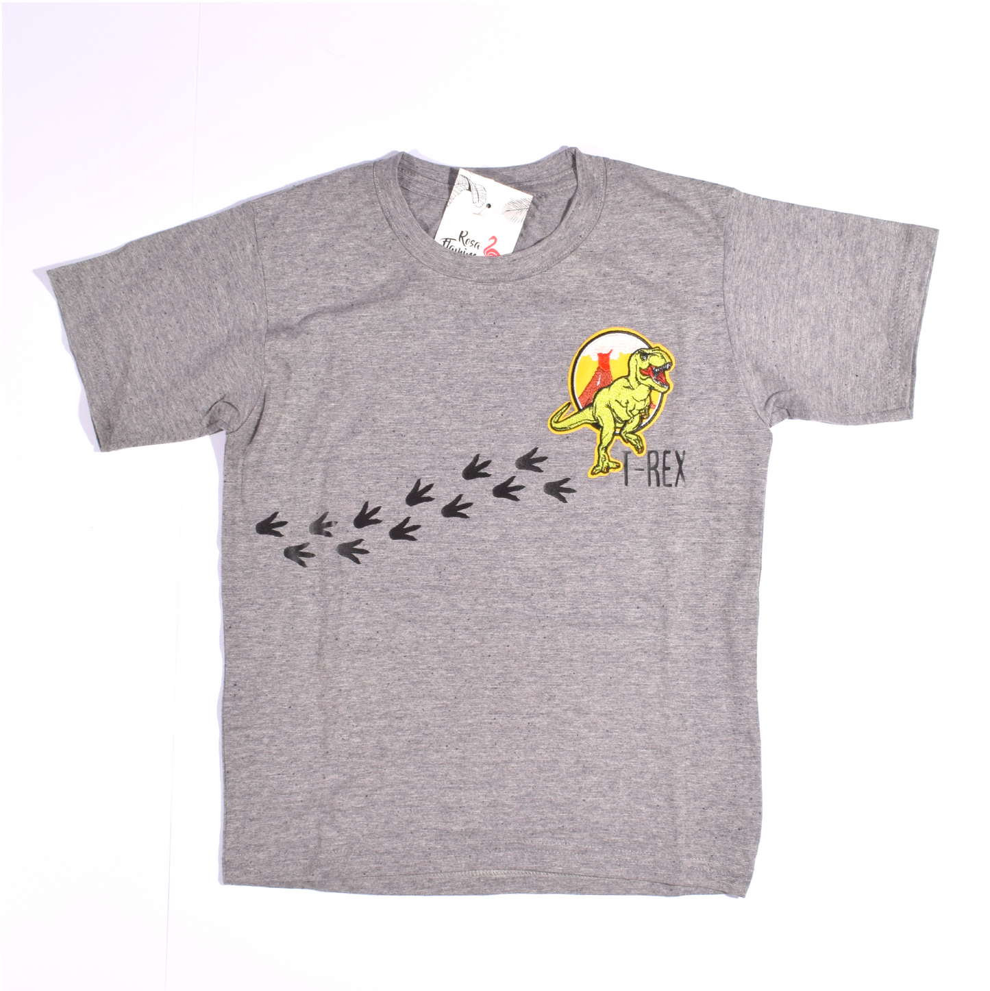 T-Rex Dinosaurio Huellas T-Shirt
