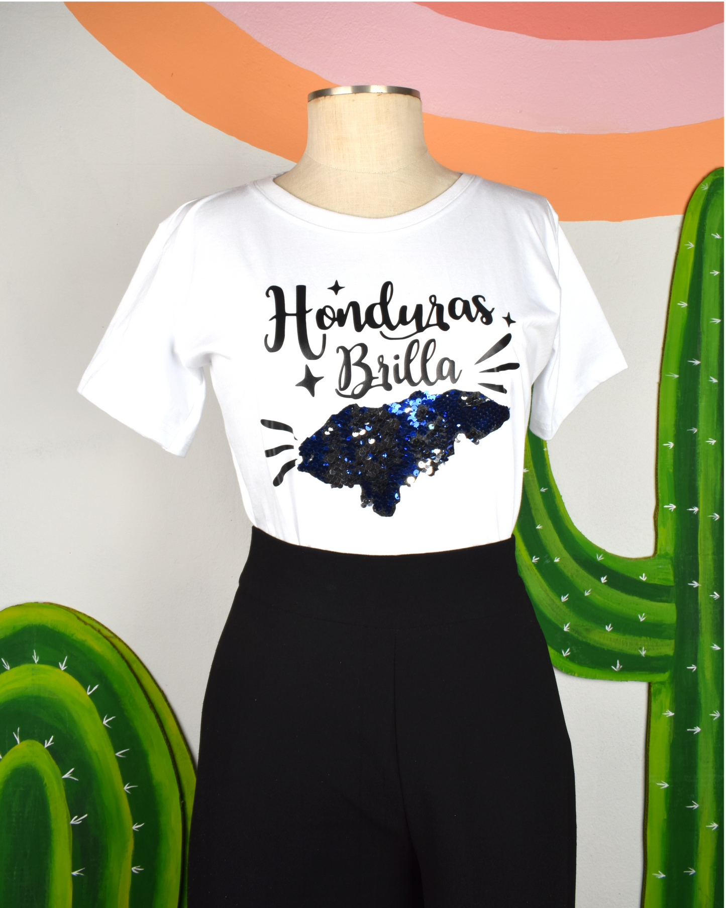 Honduras Brilla Nueva Camiseta Mujer