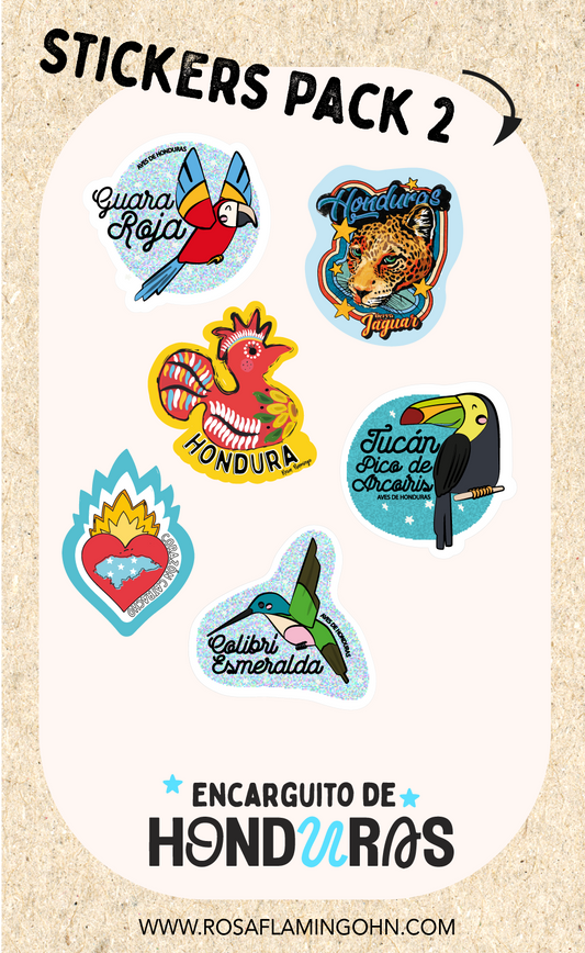 Stickers Gallito Colección Honduras