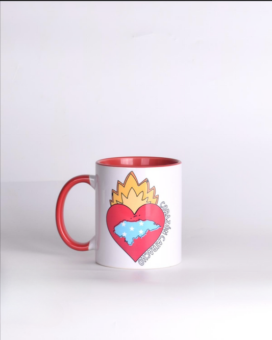 Taza Corazón Catracho