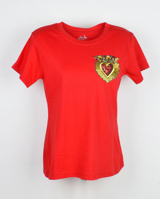 Corazón Real Dorado T-shirt