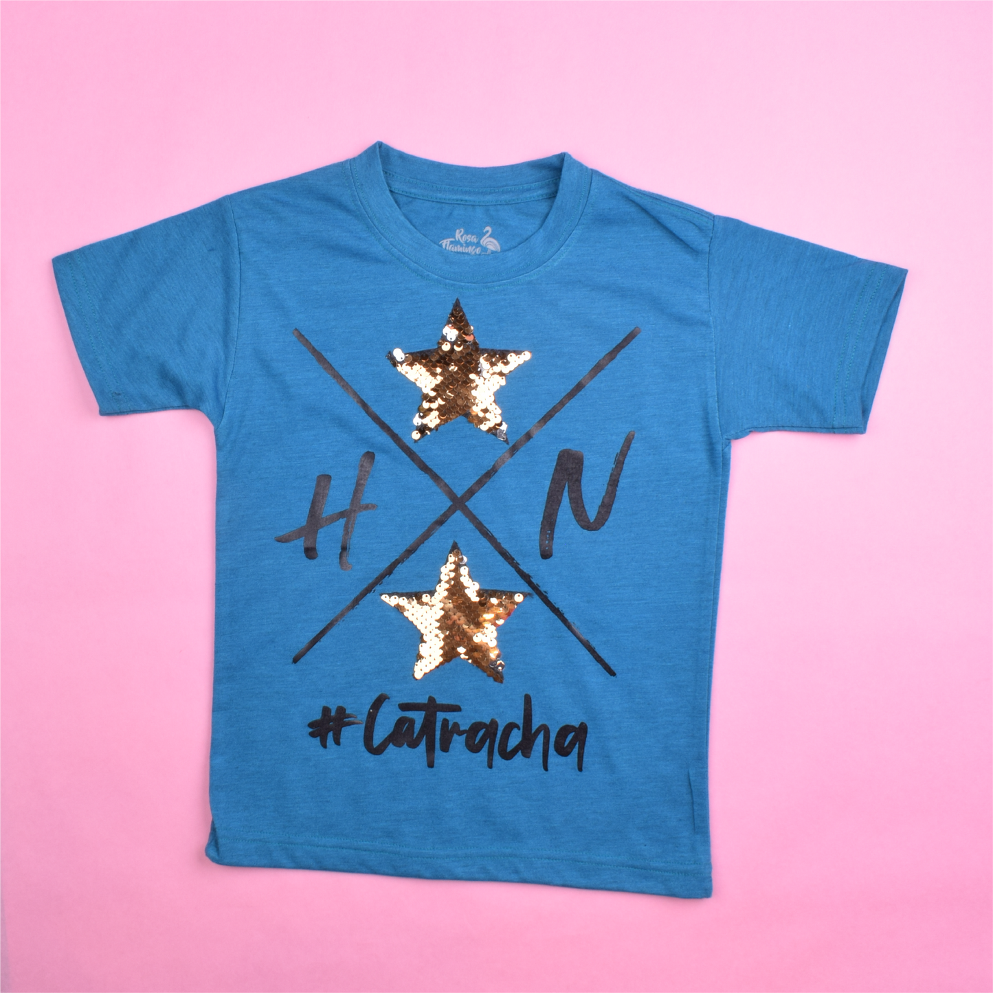 Catracha  Estrellas Lentejuelas Camiseta  Niña