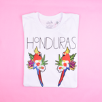 Guacamayas Bordadas Honduras Camiseta Mujer