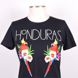 Guacamayas Bordadas Honduras Camiseta Mujer