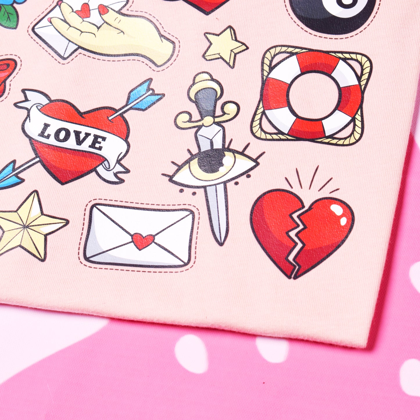 Heart and Roses T-Shirt Girl