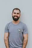 Escudo Gris Bordado T-shirt