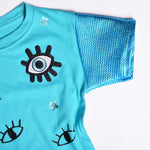 Ojos Patrones T-shirt Niñas