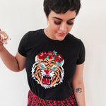 Tigre Flores T-Shirt