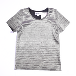 Camisa Metálica Cuello Redondo Niñas
