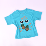 Hello Pineapple T−Shirt Niña
