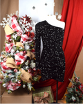 Vestido Negro Lentejuelas