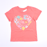 Corazón cactus camiseta niña