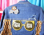Chamarra Jeans Piedras y Parches