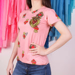 Corazones Patrones Parche Corazón Lentejuela T-Shirt