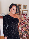 Vestido Negro Lentejuelas