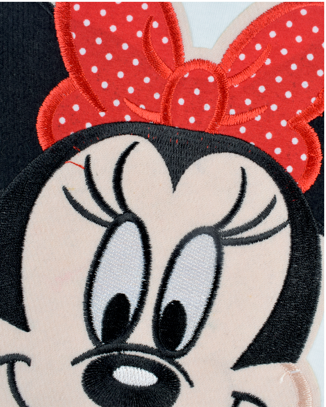 Minnie Bordada Camiseta Mujer