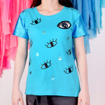 Ojos Patrones T-shirt Mujer