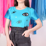 Ojos Patrones T-shirt Mujer