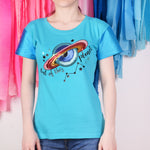 Out of This Planet Lentejuelas T-shirt Mujer