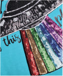 Out of This Planet Lentejuelas T-shirt Niñas