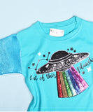 Out of This Planet Lentejuelas T-shirt Niñas
