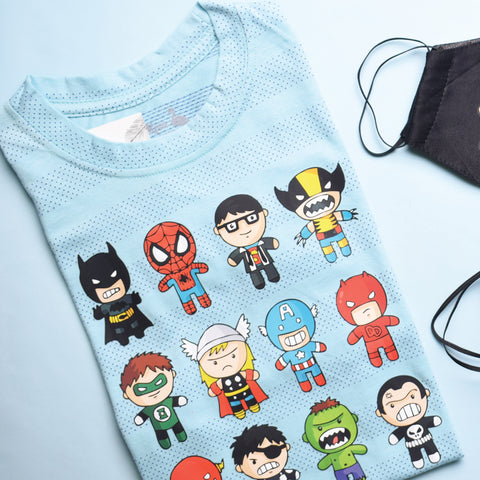 Super Héroes T-Shirt Niños