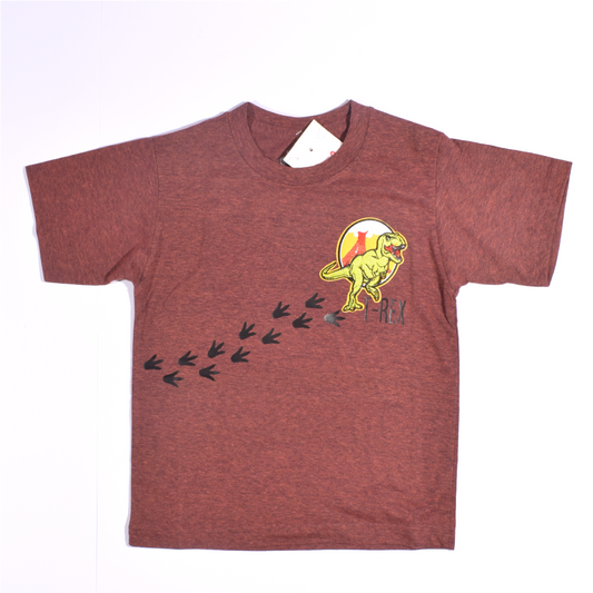 T-Rex Dinosaurio Huellas T-Shirt
